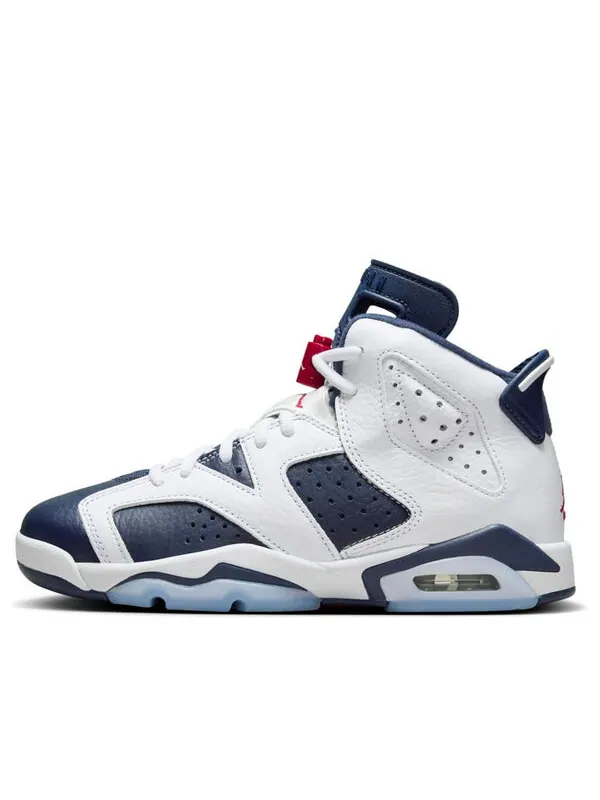Кроссовки 6 ретро Air Jordan — изображение 1 из 4, белый/темно-синий