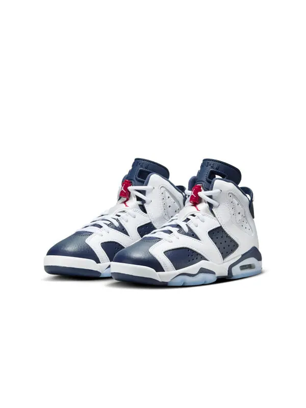 Кроссовки 6 ретро Air Jordan — изображение 2 из 4, белый/темно-синий