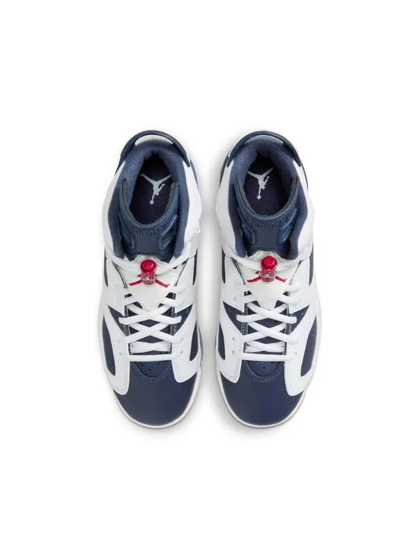 Кроссовки 6 ретро Air Jordan — изображение 3 из 4, белый/темно-синий