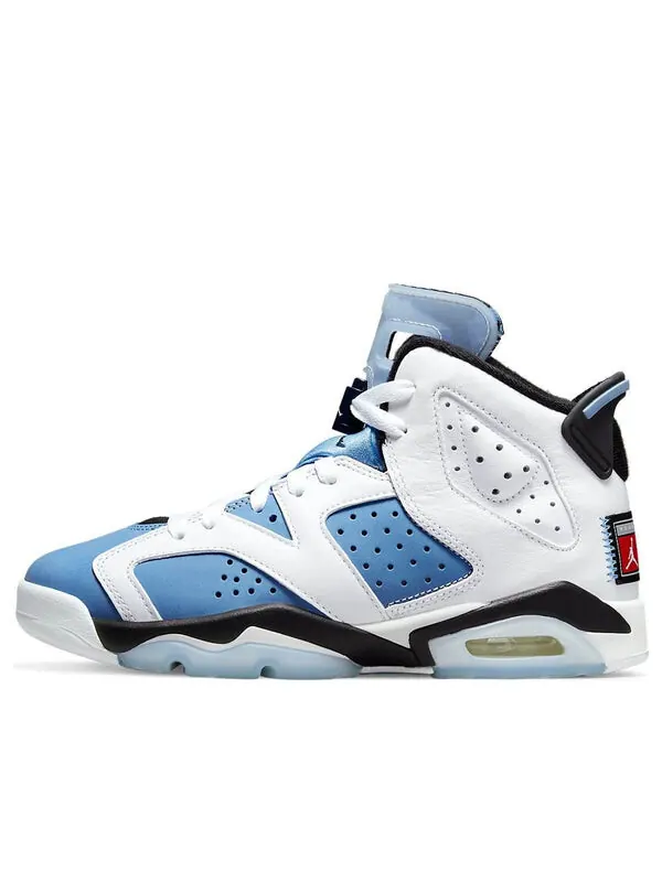 Кроссовки 6 retro 'unc home' Air Jordan — изображение 1 из 4, белый/синий