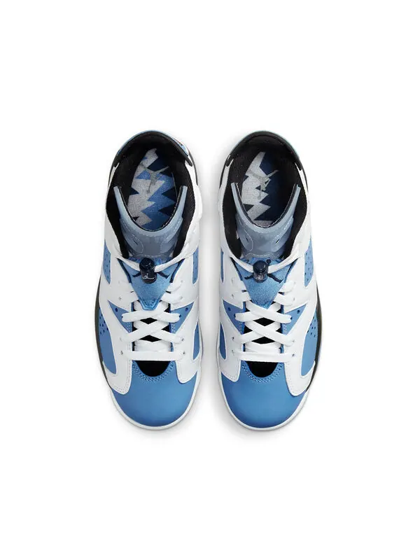 Кроссовки 6 retro 'unc home' Air Jordan — изображение 4 из 4, белый/синий