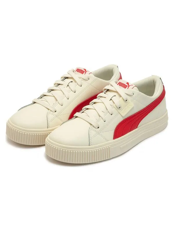 Кроссовки ever 'fs - pristine high risk red' Puma — изображение 3 из 4, белый/красный