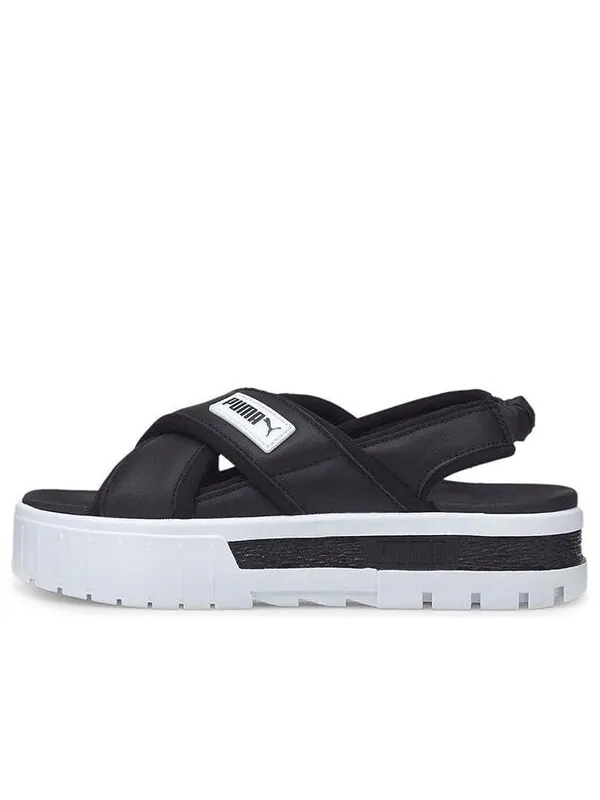 Кроссовки mayze sandal 'black white' Puma — изображение 1 из 4, черный/белый