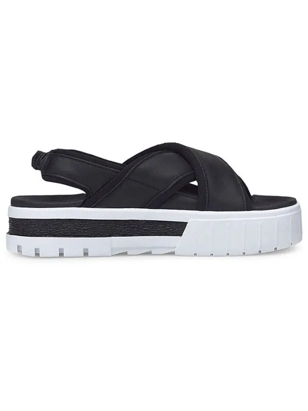 Кроссовки mayze sandal 'black white' Puma — изображение 2 из 4, черный/белый
