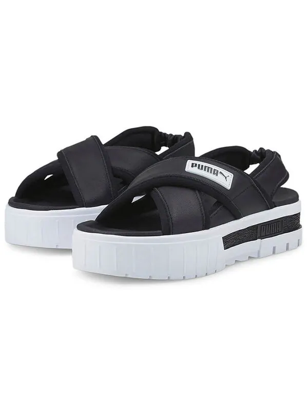 Кроссовки mayze sandal 'black white' Puma — изображение 3 из 4, черный/белый
