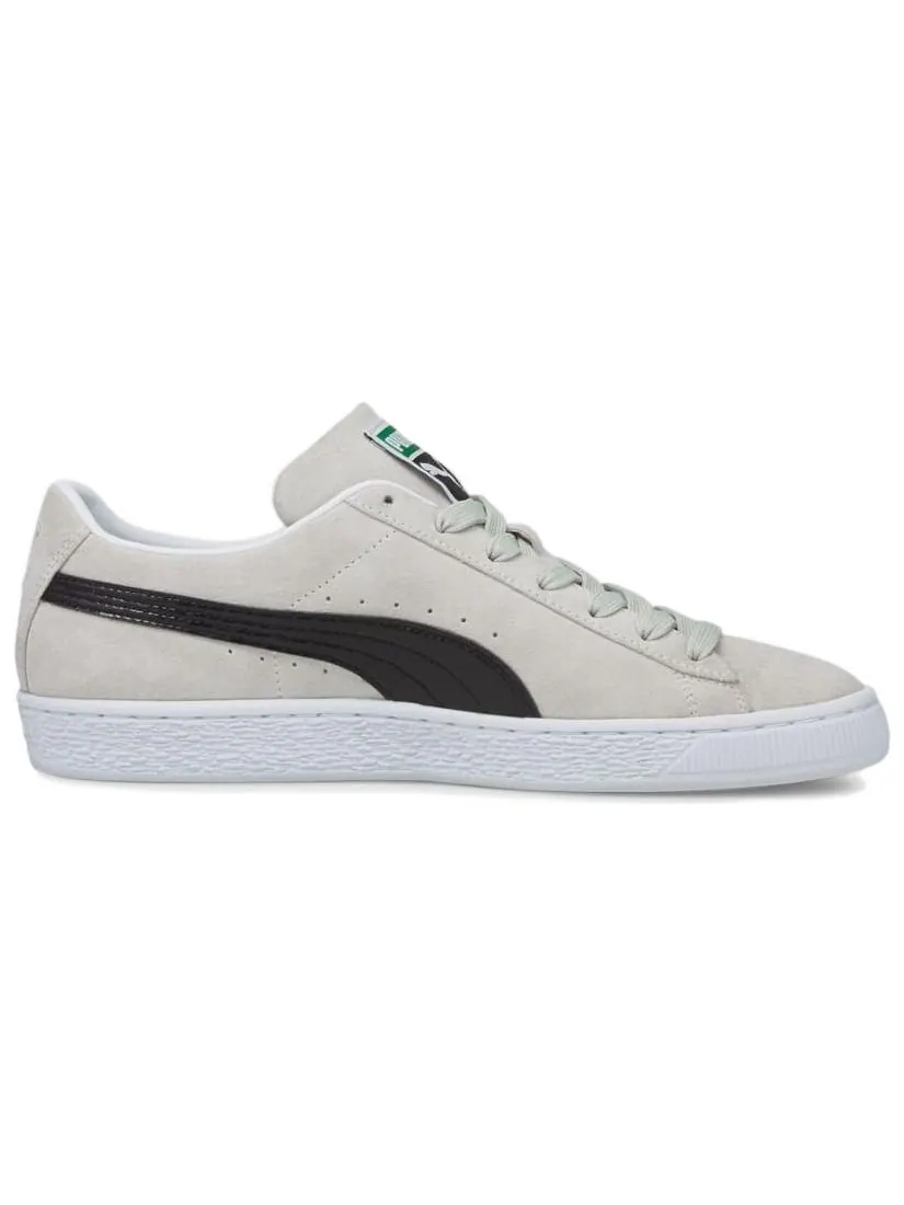 Кеды PUMA Suede Croc Retro Casual Skateboarding Shoes Unisex Gray White — изображение 2 из 5, серый