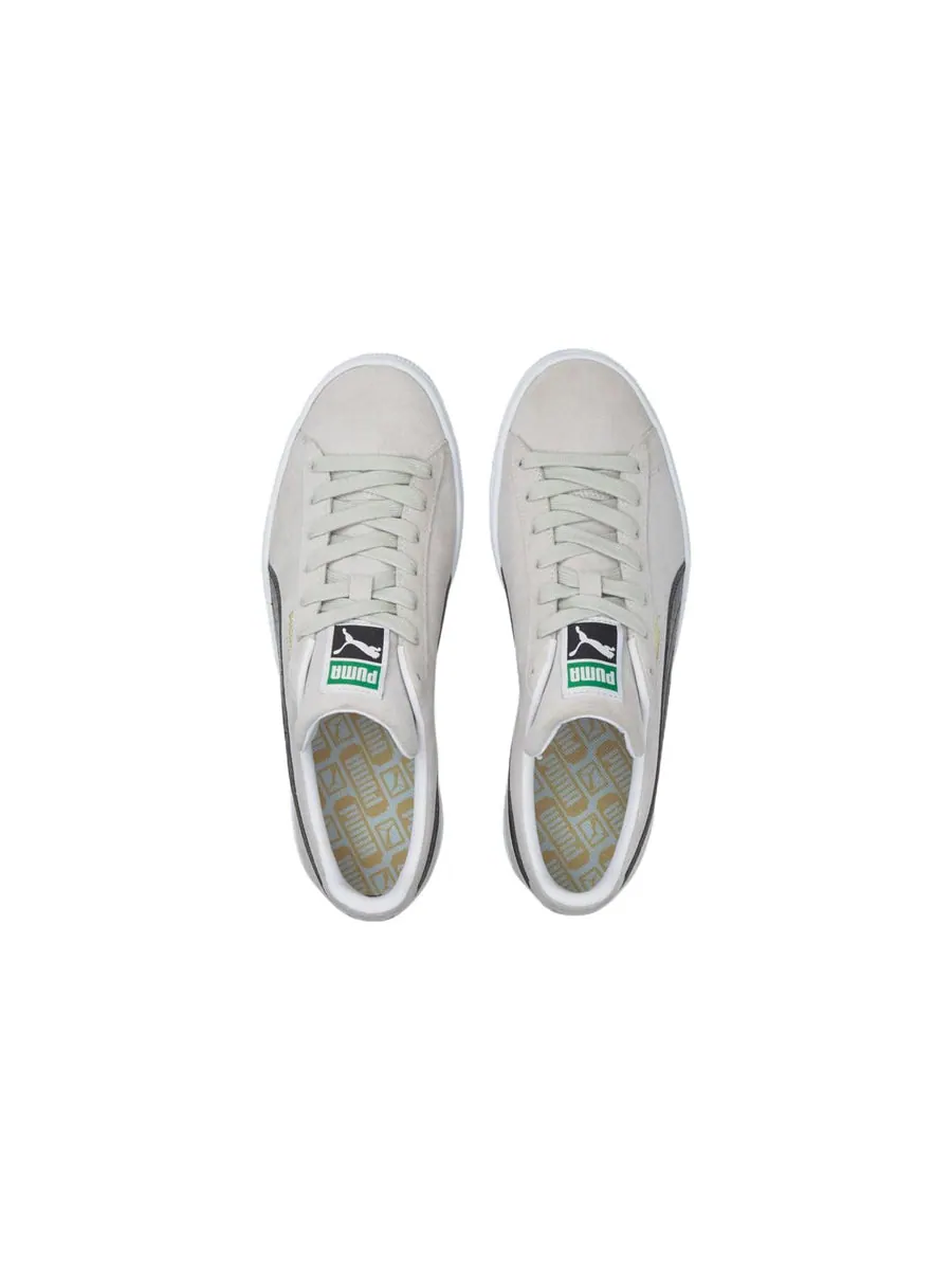 Кеды PUMA Suede Croc Retro Casual Skateboarding Shoes Unisex Gray White — изображение 3 из 5, серый