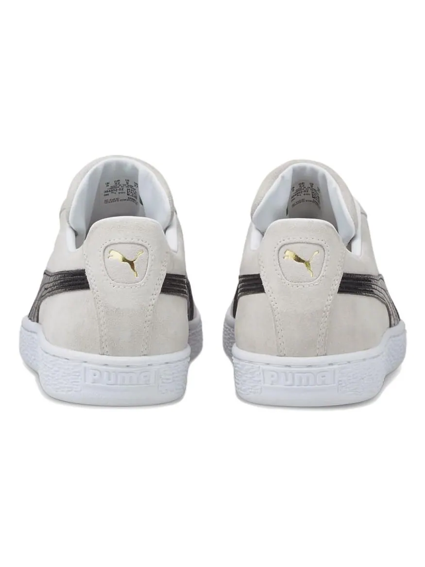 Кеды PUMA Suede Croc Retro Casual Skateboarding Shoes Unisex Gray White — изображение 4 из 5, серый