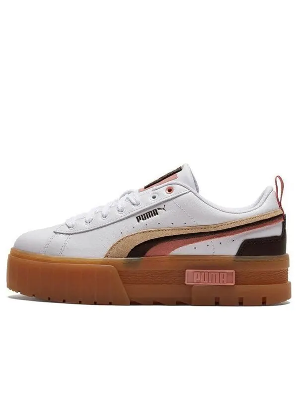 Кроссовки mayze 'triplex - white' Puma — изображение 1 из 4, белый/коричневый