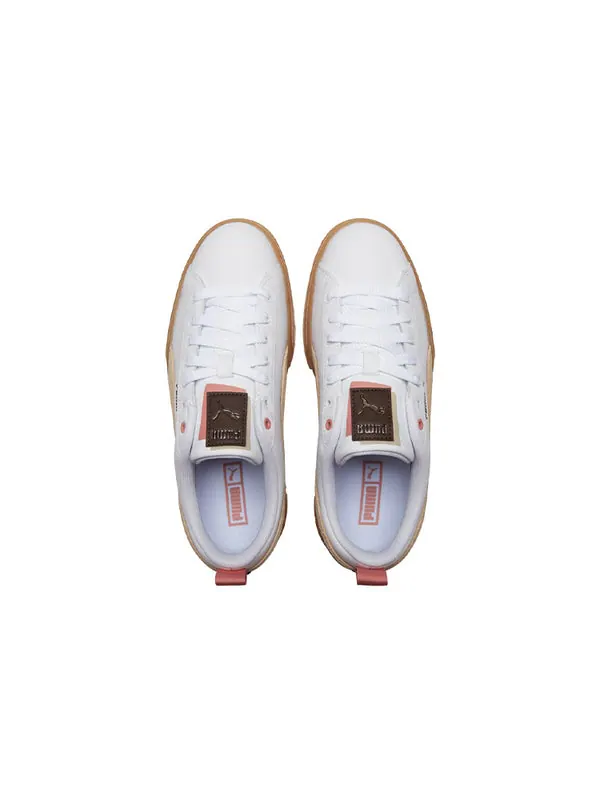 Кроссовки mayze 'triplex - white' Puma — изображение 4 из 4, белый/коричневый