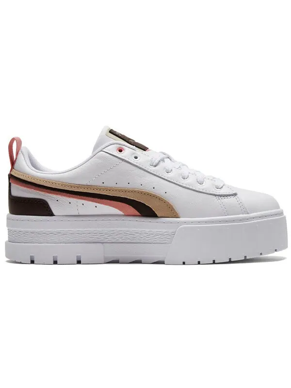 Кроссовки mayze 'triplex - white putty rosette' Puma — изображение 2 из 4, белый/кремовый/розовый