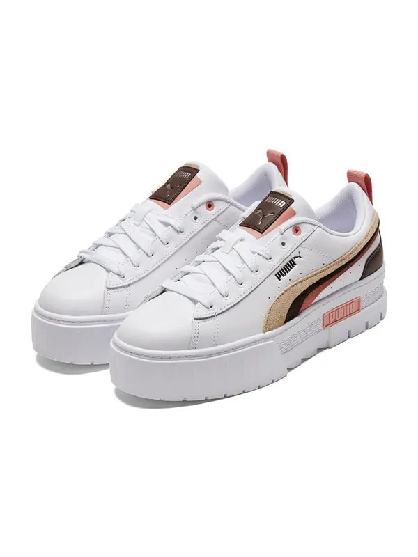 Кроссовки mayze 'triplex - white putty rosette' Puma — изображение 3 из 4, белый/кремовый/розовый