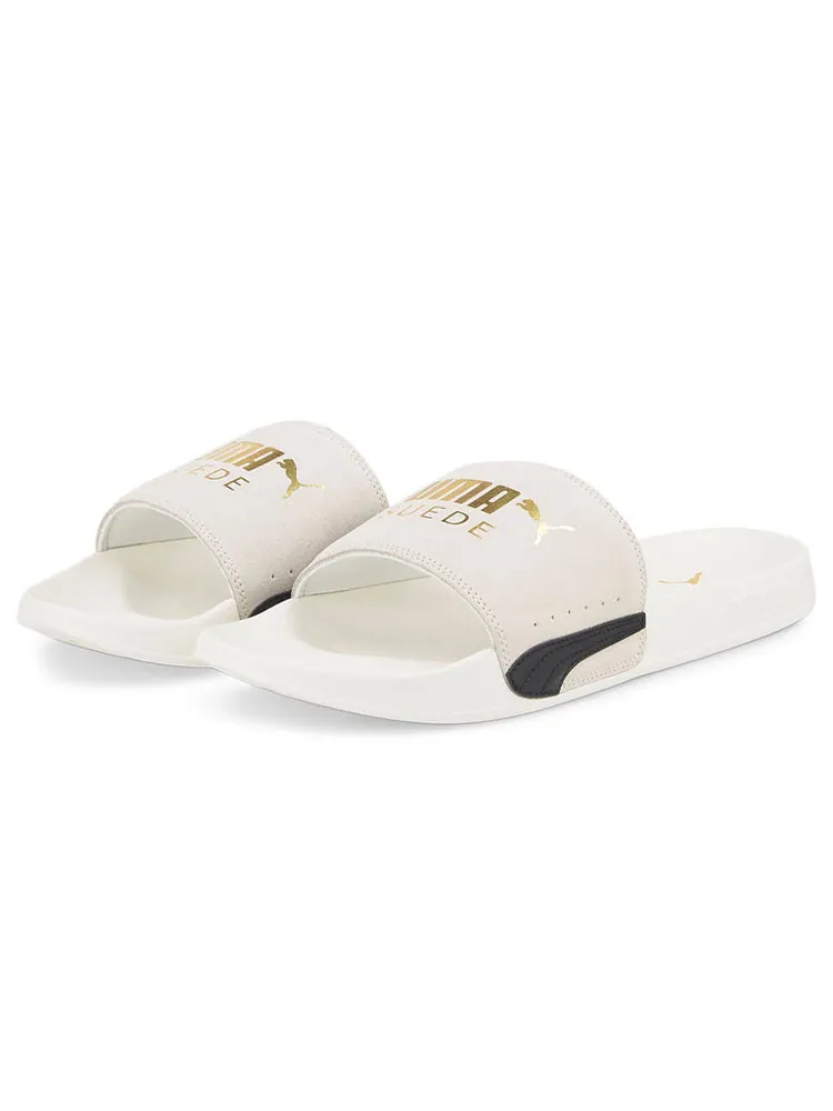 Шлепанцы PUMA Lead Cat 2.0 Suede Classic Slide 'Marshmallow' — изображение 3 из 6, белый