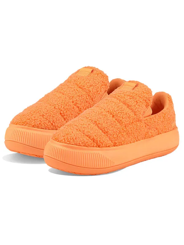 Кроссовки suede mayu slip-on 'teddy - neon citrus' Puma — изображение 3 из 4, оранжевый