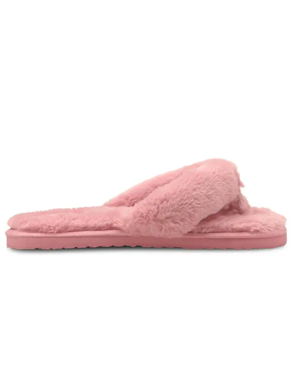 Тапочки fluff flip slide 'lotus' Puma — изображение 2 из 4, розовый
