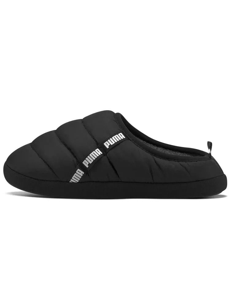 Шлепанцы PUMA Scuff Slippers 'Black White' — изображение 2 из 7, черный