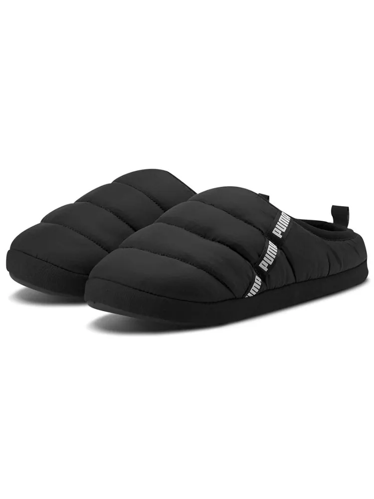 Шлепанцы PUMA Scuff Slippers 'Black White' — изображение 4 из 7, черный