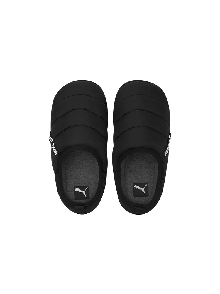 Шлепанцы PUMA Scuff Slippers 'Black White' — изображение 5 из 7, черный
