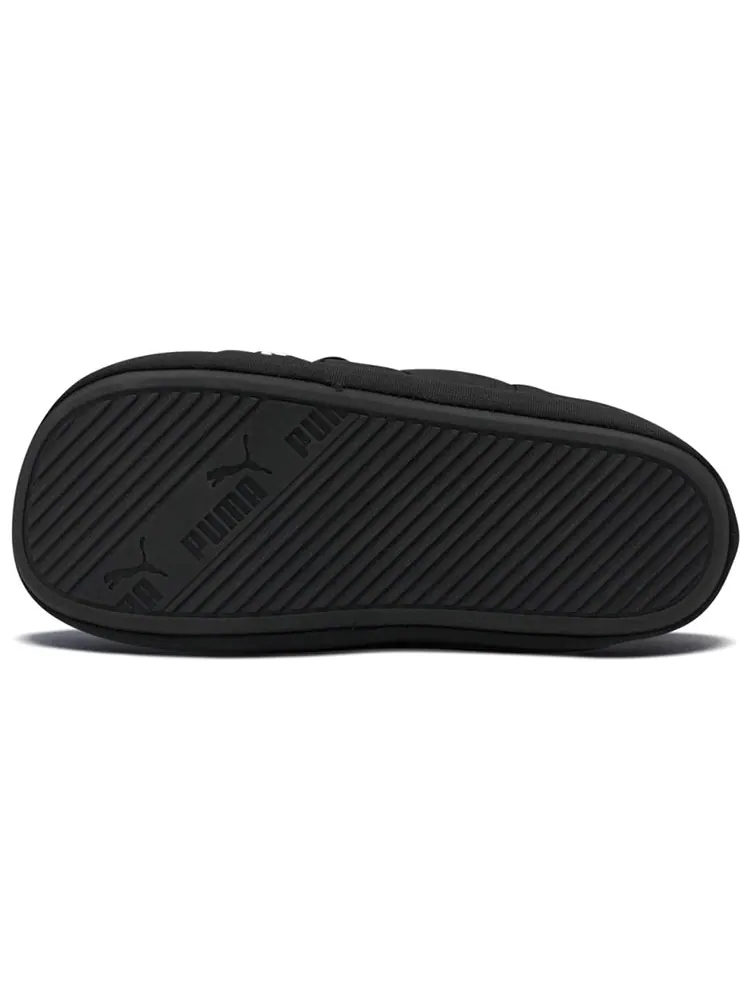 Шлепанцы PUMA Scuff Slippers 'Black White' — изображение 7 из 7, черный