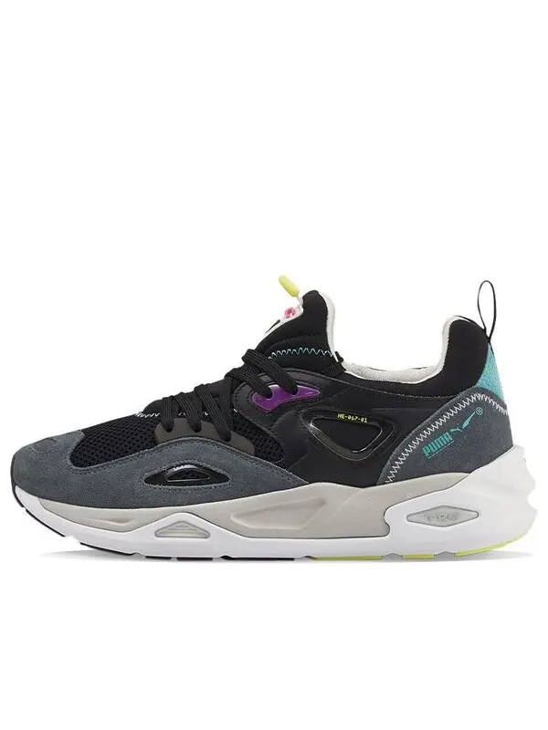 Кроссовки trc blaze 'black dark slate' Puma — изображение 1 из 4, черный/серый/синий
