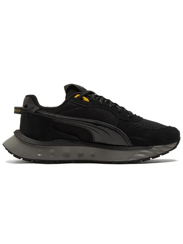 Кроссовки neymar jr. x wild rider 'black castlerock' Puma — изображение 2 из 4, черный