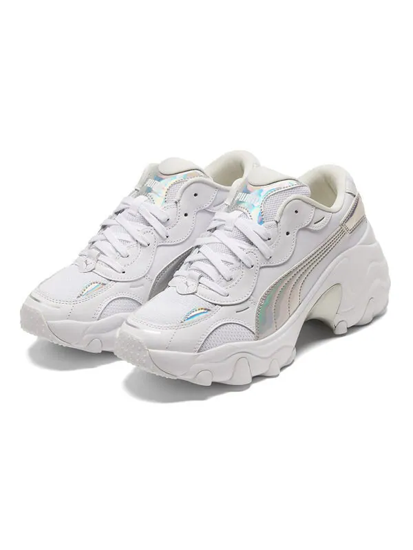 Кроссовки pulsar wedge 'iridescent - white silver' Puma — изображение 4 из 4, белый/серебристый
