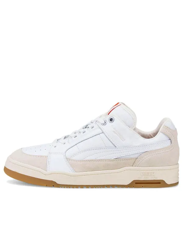 Кроссовки ami x slipstream low 'white pristine' Puma — изображение 1 из 4, белый/серый/красный