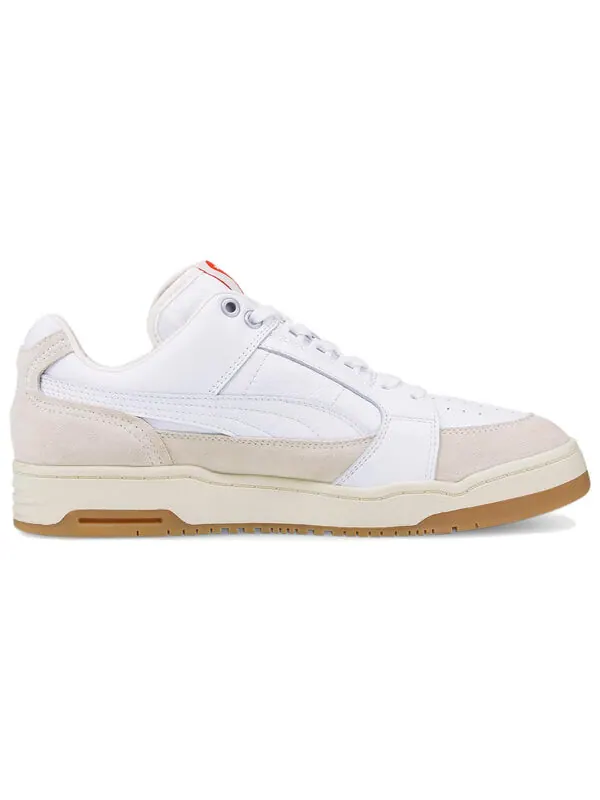 Кроссовки ami x slipstream low 'white pristine' Puma — изображение 2 из 4, белый/серый/красный
