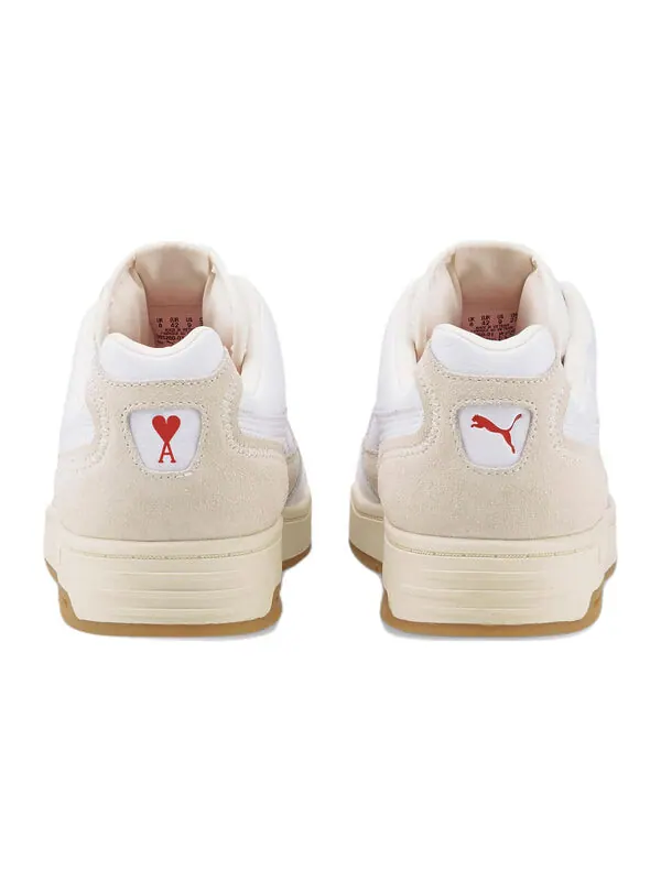 Кроссовки ami x slipstream low 'white pristine' Puma — изображение 4 из 4, белый/серый/красный