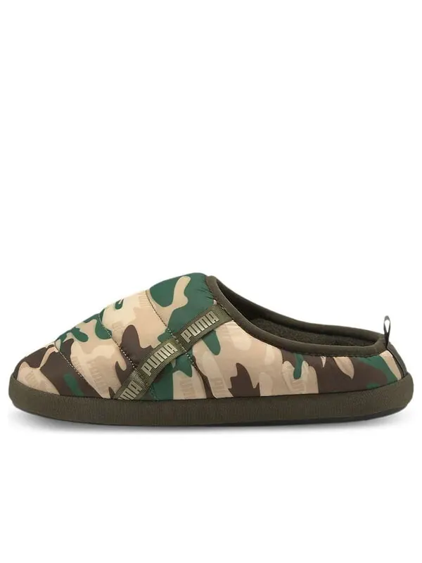 Тапочки scuff slippers 'camo - forest night' Puma — изображение 1 из 4, розовый песочный