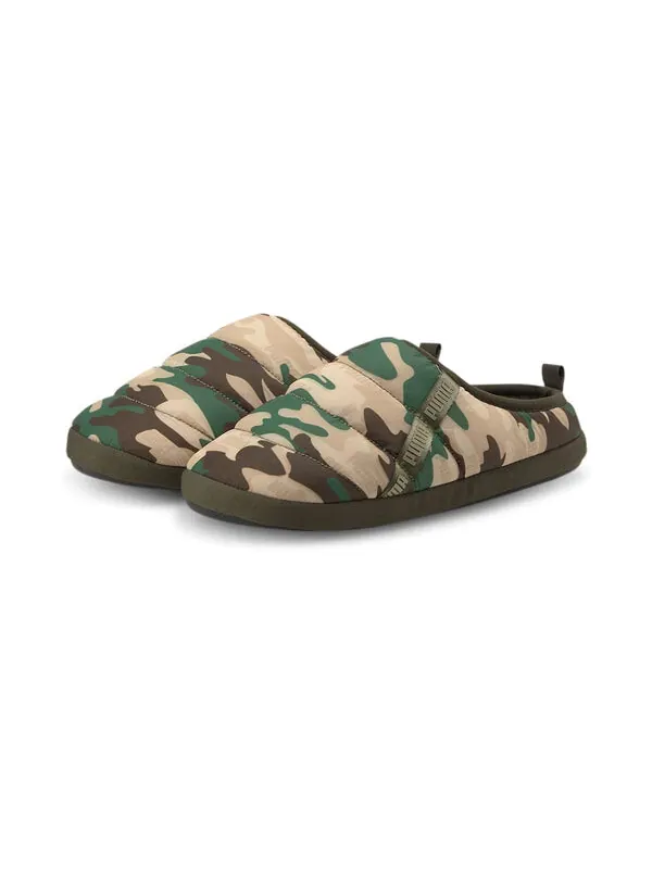 Тапочки scuff slippers 'camo - forest night' Puma — изображение 3 из 4, розовый песочный