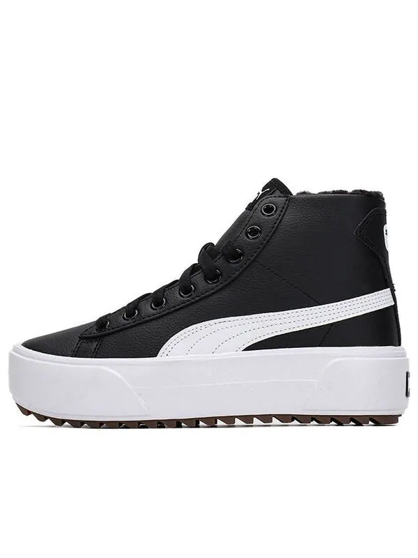 Кроссовки kaia mid 'fur - black' Puma — изображение 1 из 4, черный