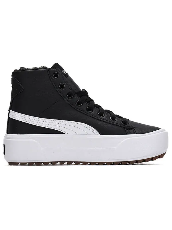 Кроссовки kaia mid 'fur - black' Puma — изображение 2 из 4, черный