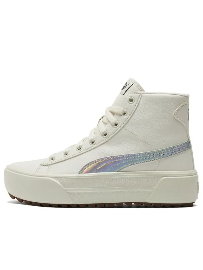 Кеды (WMNS) PUMA Kaia Mid 'Fur Iridescent' — изображение 1 из 5, бежевый