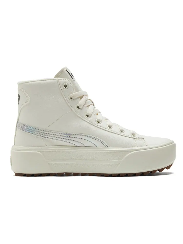 Кеды (WMNS) PUMA Kaia Mid 'Fur Iridescent' — изображение 2 из 5, бежевый