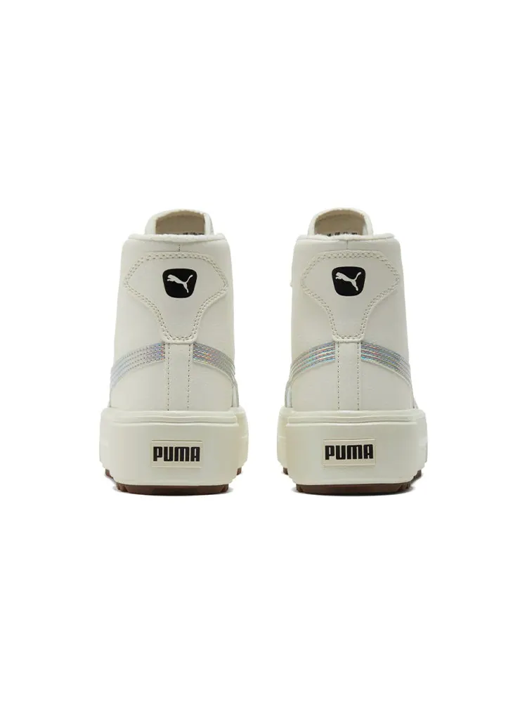 Кеды (WMNS) PUMA Kaia Mid 'Fur Iridescent' — изображение 4 из 5, бежевый