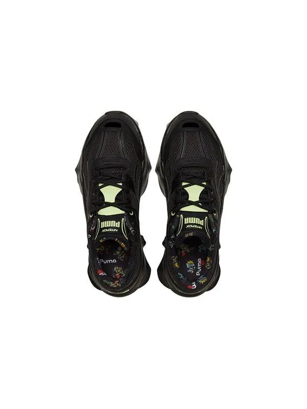 Кроссовки nitefox ap 'black green' Puma — изображение 3 из 4, черный/зеленый