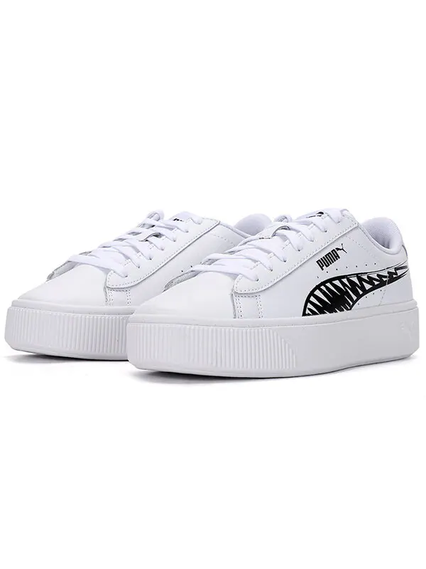 Кроссовки vikky stacked l sketch sneakers white/black Puma — изображение 3 из 4, белый/черный