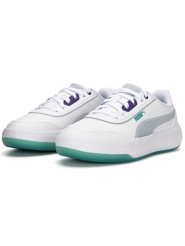 Кроссовки tori 'candy - white arctic ice' Puma — изображение 3 из 4, белый/зеленый