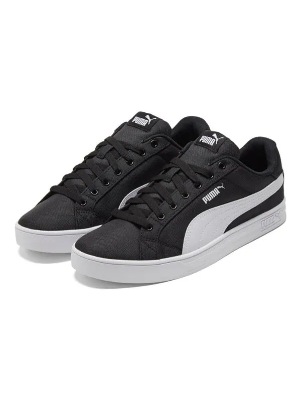 Кроссовки smash vulc retro casual skateboarding shoes black Puma — изображение 3 из 4, черный/белый