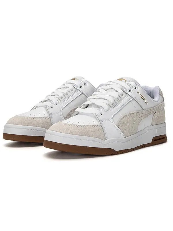 Кроссовки slipstream lo suede fs 'white gum' Puma — изображение 2 из 4, белый/серый