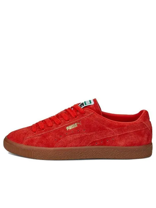 Кроссовки suede vtg 'hairy suede red gum' Puma — изображение 1 из 4, красный//золотистый