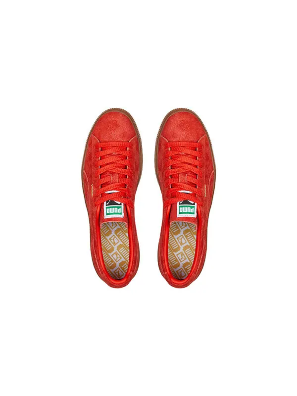 Кроссовки suede vtg 'hairy suede red gum' Puma — изображение 4 из 4, красный//золотистый