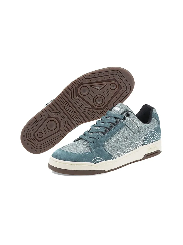 Кеды PUMA Slipstream Lo Sashiko 'Blue White' — изображение 5 из 6, синий