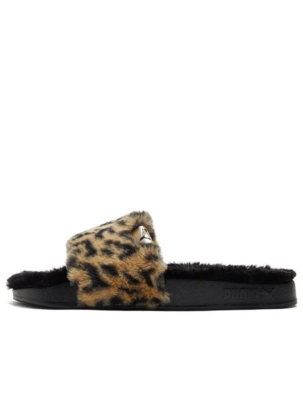 Тапочки shoes sports slippers 'black yellow' Puma — изображение 1 из 4, черный/желтый