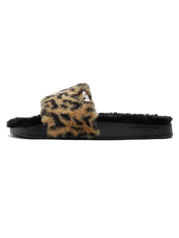 Тапочки shoes sports slippers 'black yellow' Puma — изображение 2 из 4, черный/желтый
