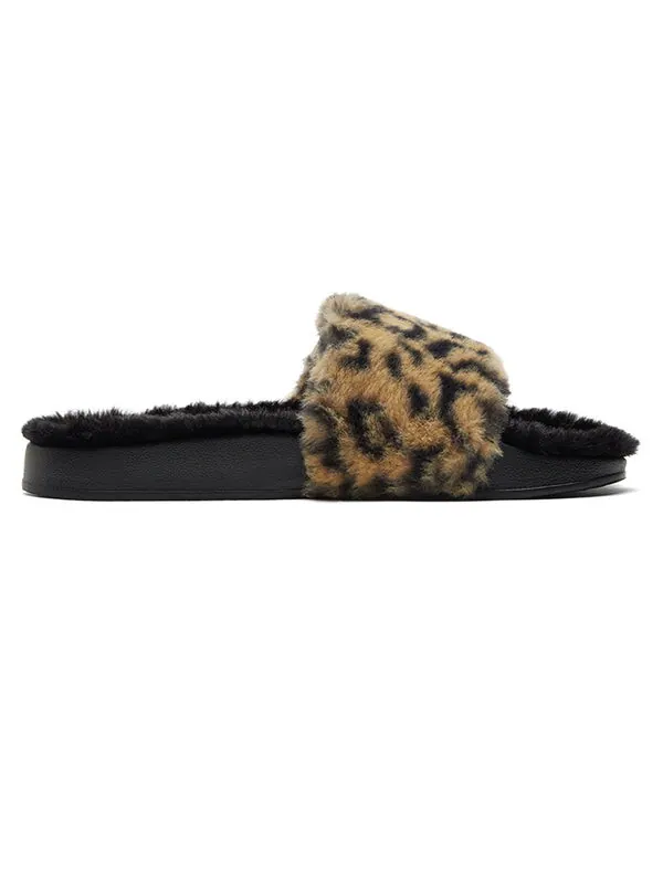 Тапочки shoes sports slippers 'black yellow' Puma — изображение 3 из 4, черный/желтый