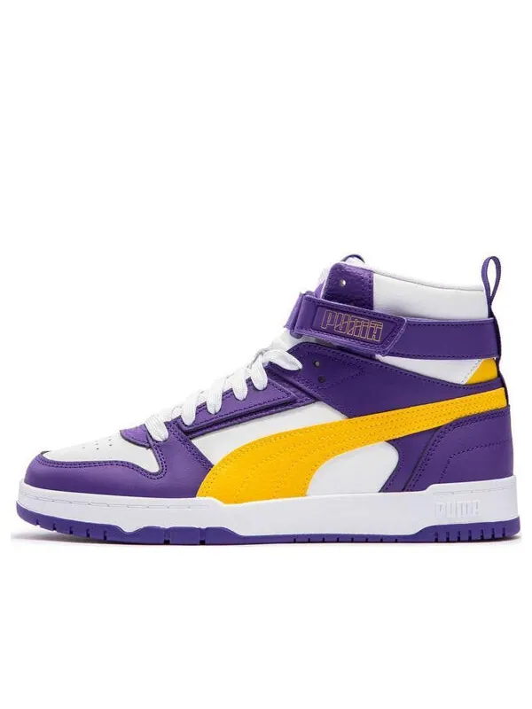 Кроссовки PUMA RBD Game 'White Purple Yellow' — изображение 1 из 4, белый/фиолетовый/желтый