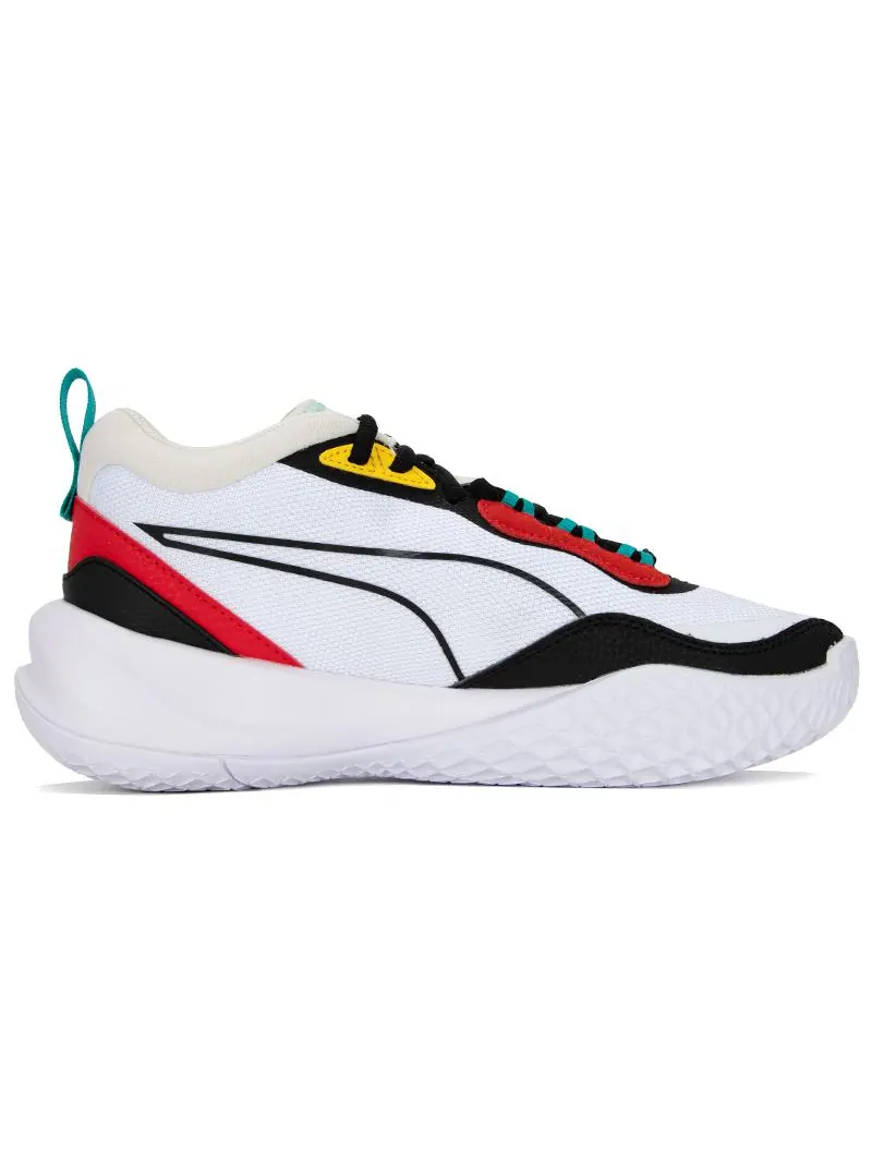 Кроссовки PUMA Playmaker 'White Red Black' 385841-05 — изображение 2 из 5, белый красный черный
