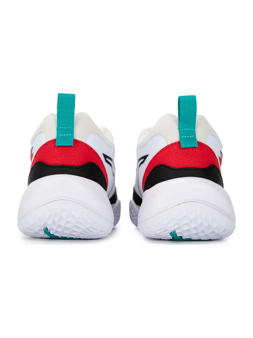 Кроссовки PUMA Playmaker 'White Red Black' 385841-05 — изображение 4 из 5, белый красный черный